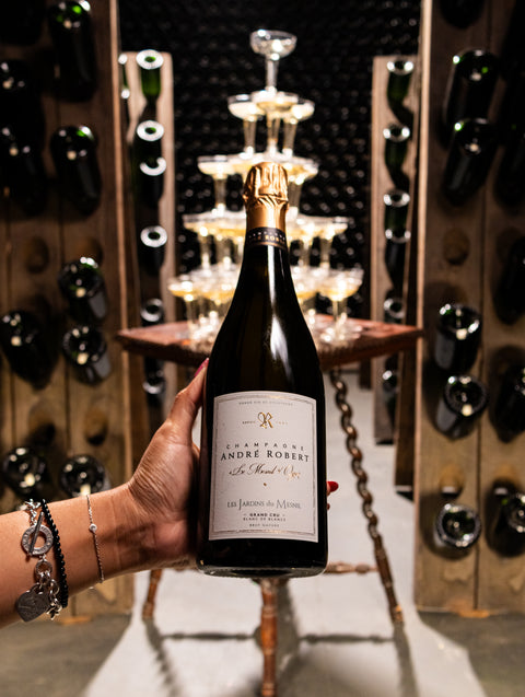 Champagne André Robert Blanc de Blancs Les Jardins du Mesnil Brut Nature Grand Cru NV Wine - Last Bottle
