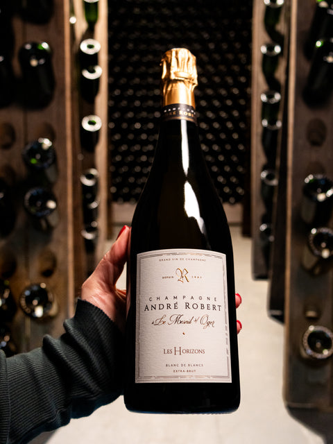 Champagne André Robert Blanc de Blancs Les Horizons Grand Cru Extra Brut NV (Disg. April 2023)
