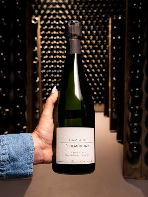Champagne Éphémère 022 Blanc de Blancs Extra Brut Les Brousses Premier Cru 2015 Wine - Last Bottle