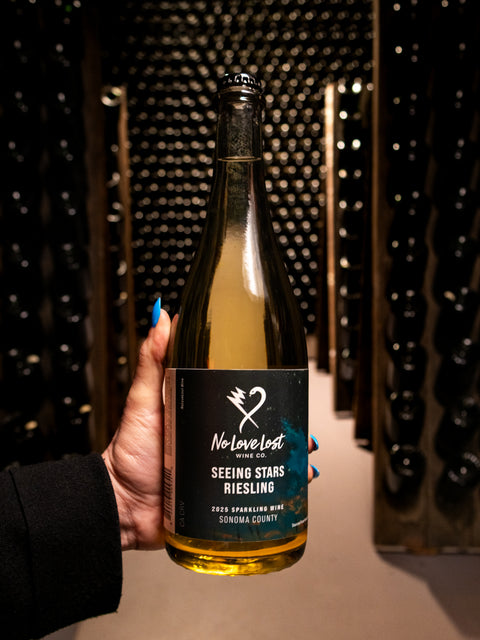 No Love Lost Sparkling Riesling Seeing Stars Sonoma County 2025 Wine - Last Bottle
