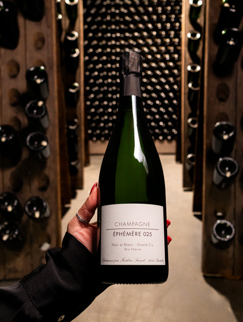 Champagne Savart & Drémont Père & Fils Noir et Blanc Éphémère 025 Brut Nature Grand Cru Wine - Last Bottle