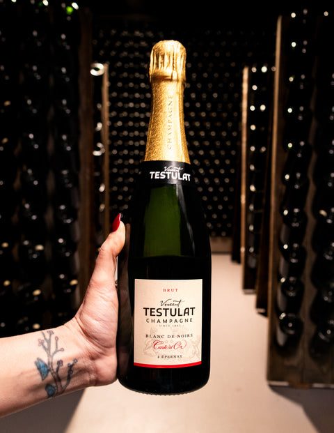 Champagne Vincent Testulat Carte d’Or Blanc de Noirs Brut NV Wine - Last Bottle